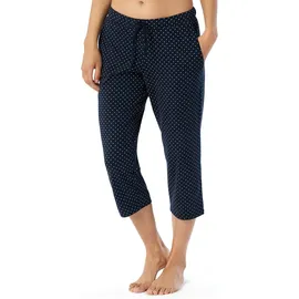 SCHIESSER Damen Schlafhose 3/4 lang kurz Baumwolle - Mix + R... 38