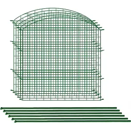prestige home living outdoor Teichzaun Oberbogen 390 x 79 cm Dunkelgrün/Stahl