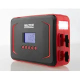 WALTER WERKZEUGE WALTER Li-Ion Motorrad Starthilfe mit Kompressor 12V Batterie Starthilfegerät