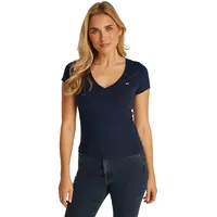 Tommy Hilfiger Tommy Jeans Damen Tjw Slim V-Neck Tee