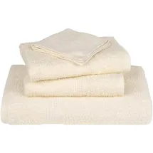 vidaXL Handtücher 2 Stk. Creme 100x200 cm 360 g/m2 100% Baumwolle