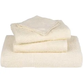 vidaXL Handtücher 2 Stk. Creme 100x200 cm 360 g/m2 100% Baumwolle