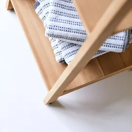 Tikamoon Badezimmerregal Regal für Badezimmer aus Teak Massivholz stilvoll und natürlich