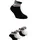 Fila Kurzsocken FILA, Mädchen, Gr. 23-26, schwarz, weiß, grau, Baumwollmischung, Socken, Cotton-Mix, mit Rippenbündchen