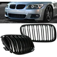 LLCTOOLS Sport-Performance Kühlergrill schwarz Glanz passt für E92 E93