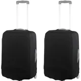 Xcase 2er-Set elastische Schutzhülle für Koffer bis 42 cm Höhe, Größe S