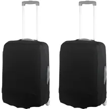 Xcase 2er-Set elastische Schutzhülle für Koffer bis 42 cm Höhe, Größe S