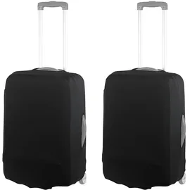 Xcase 2er-Set elastische Schutzhülle für Koffer bis 42 cm Höhe, Größe S