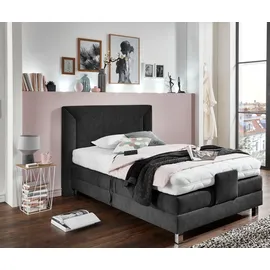 Westfalia Schlafkomfort Boxbett 134 x 214 cm Schwarz