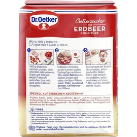 Dr. Oetker - ERDBEER Gelierzucker - 500g Tüte