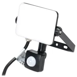 Aigostar 20W LED Fluter Strahler Flutlicht mit Bewegungsmelder mit Michglas abdeckung Außenbereich IP65 4000K