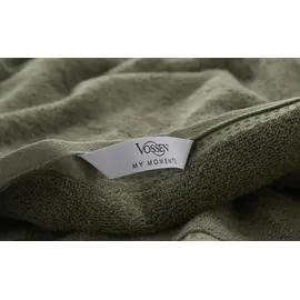 VOSSEN Detox Time (1 St.), Waffelpique Bordüren, grün