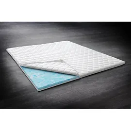 KAWOLA Topper SOLO Sence-ice Gel-Schaum 180 x 200 cm weiß