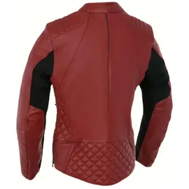 Oxford Radley Lederjacke Rot/Schwarz 42