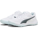 Puma Solarflash Ii Indoor Court Shoes, Puma White-Nitro Blue-Shadow Gray, 42