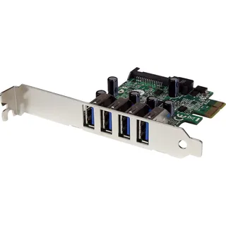 Startech StarTech.com 4 Port PCI Express USB 3.0 SuperSpeed Schnittstellenkarte mit UASP
