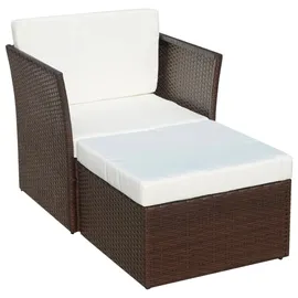 vidaXL Gartensessel 59 x 59 x 30 cm braun