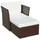 vidaXL Gartensessel 59 x 59 x 30 cm braun