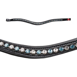 Kieffer Stirnriemen für Trense - Crystal Topaz 1 St