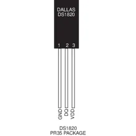 MAXIM INTEGRATED Ds18s20+ Ds18s20+ Temperatursensor -55 bis +125°C To-92 radial bedrahtet