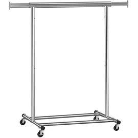 Songmics Kleiderständer Pataye 92x45x161,5 cm Silber
