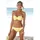 SUNSEEKER Bügel-Bandeau-Bikini-Top Ditsy Gelb 42 Cup D