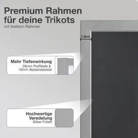 K-Möbel Bilderrahmen modern Silber 70x100 cm 1 St.