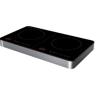 Xxxl Induktionskochplatte, Schwarz, Metall, Glas, 31.2x6.2x56 cm, Timereinstellung, LED-Anzeige, Touch Control, Überhitzungsschutz, Küchengeräte, Sonstige Küchengeräte