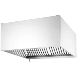HENDI Wandmontierte Dunstabzugshaube 100 cm Silber