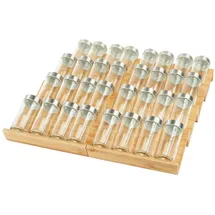 Relaxdays Gewürzregal 8er Set 0 x 0 x 0 cm Braun