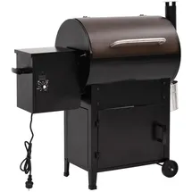 vidaXL Pelletgrill 104 cm mit Schornstein