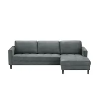 Smart Ecksofa Geradine , grau , Maße (cm): B: 260 H: 85 T: 170.0