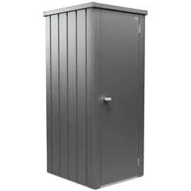 Biohort Terrassenschrank Julia 77,7 x 87 x 180,9 cm quarzgrau-metallic