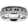 LEONARDO Fingerring "Ring Atura" Gr. 17, schwarz-weiß (edelstahlfarben, schwarz, kristallweiß), Fingerringe, Damen, 17, Edelstahl, 7mm, Fingerring, mit Zirkonia (synth.)