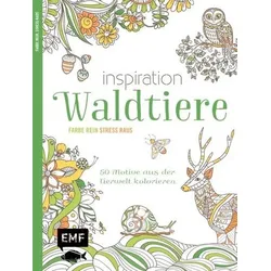 EDITION MICHAEL FISCHER 330/55599 Inspiration Waldtiere - 50 Motive aus der Tierwelt kolorieren