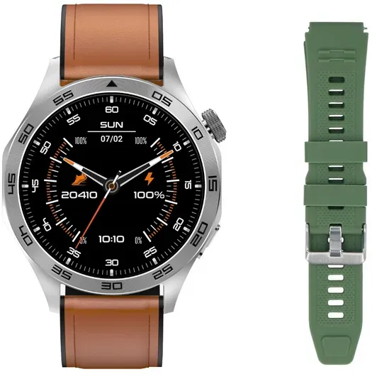 Neuer Smartwatch GlacierX Noir + Armband GX-N244