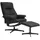 Homcom Relaxsessel mit Hocker, Gepolstert Fernsehsessel mit Liegefunktion, Wippfunktion, Drehbar Liegesessel mit Samtoptik, für Wohnzimmer, Sessel, Relaxsessel