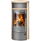 Oranier Kaminofen Polar Neo 6 Sandstein, Korpus Stahl Gussgrau 556632