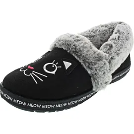 SKECHERS Too Cozy-Meow Pajama 33355-BLK, Womens slippers, black, 36 EU