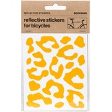 Bookman Urban Visibility Reflective Stickers Leopard Yellow