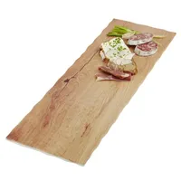 APS Serviergeschirr, Tablett Oak Light, 53 x 16,2 cm, Höhe 1,5 cm, Melamin, Holzoptik Eiche, mit Antirutsch-Füßchen