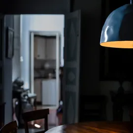 Foscarini Bump 1-flg. 38 cm blau Kunststoff