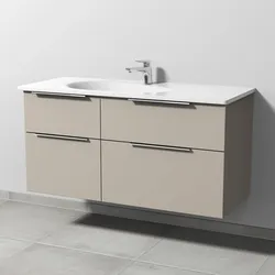 Sanipa Waschtischunterschrank „3way“ in Kaschmir (matt)