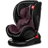 ZIZITO AMADEO - Kindersitz mit ISOFIX ab 0-36 kg (Gruppe 0+/1/2/3) - Autositz für Kinder 0-12 Jahre, 360 Grad drehbar, Isofix, Basisstation - SGS-zertifiziert, Grau