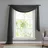 Gardinenbox 560 Voile Querbehang 600 x 140 cm schwarz