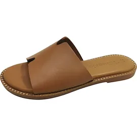 TAMARIS M2713542 für Damen, Pantolette Leder flach, braun, 38 EU