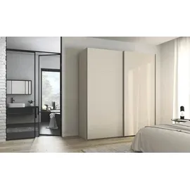 meinSchrank Schwebetürenschrank Regina 201 x 223 x 68 cm Beige
