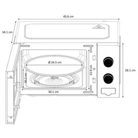 Oceanic Mikrowelle Oceanic MO20W11 20 L
