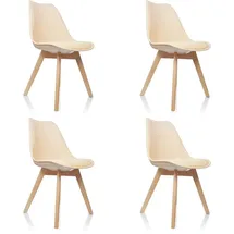 HJH Office SCANDI Kunststoff Beige