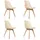 HJH Office SCANDI Kunststoff Beige